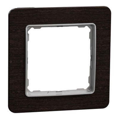 Рамка 1-постовая, венге, Sedna Elements SDD381801, Schneider Electric