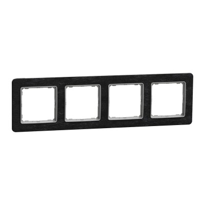 Рамка 4-постовая, камень, Sedna Elements SDD391804, Schneider Electric