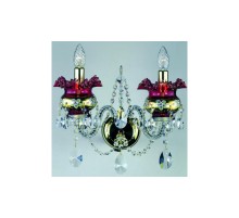 Бра кришталеве ArtGlass JULIANA II. red WL CL