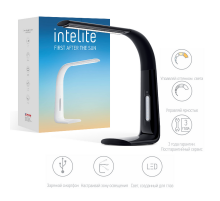 Настільна лампа світлодіодна Maxus intelite DESK LAMP 7W BLACK (DL1-7W-BL)
