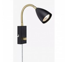 Бра - спот MarkSlojd Sweden CIRO Wall 1L Flex Black/Brass 106589