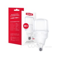 Лампа світлодіодна Maxus 1-MHW-7305 30W 5000K 220V E27/E40
