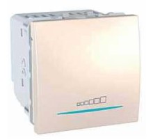 Світлорегулятор натискний 230В/12В з тран. 2М слон. кістка Unica MGU3.515.25 Schneider Electric