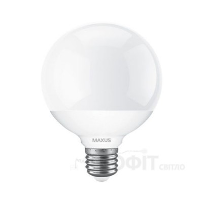 Лампа светодиодная G95 Maxus LED-792 G95 12W 4100K 220V E27