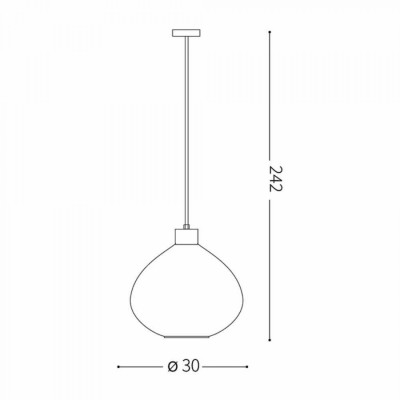 Подвесной светильник Ideal Lux BERGEN-3 SP1 238920