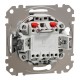 Кнопочный выключатель для жалюзи, без фиксации, береза, Sedna Design & Elements SDD180114, Schneider Electric