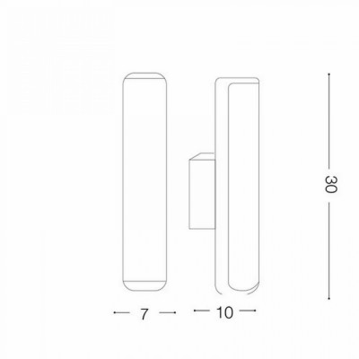 Бра Ideal Lux Etere ap 3000k 269153