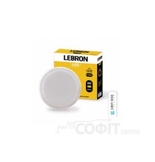 Світлодіодний LED світильник ЖКГ круглий Lebron 8W 15-35-20