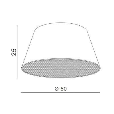 Абажур AZzardo SHADE NF 50 BLACK AZ2590