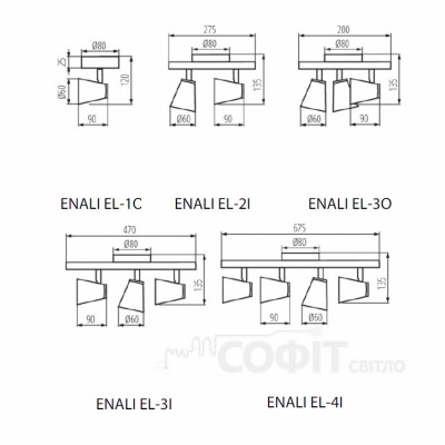 Спот Kanlux 28762 Enali El-2i W