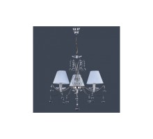 Люстра кришталева ArtGlass CHANTAL III nickel 8006