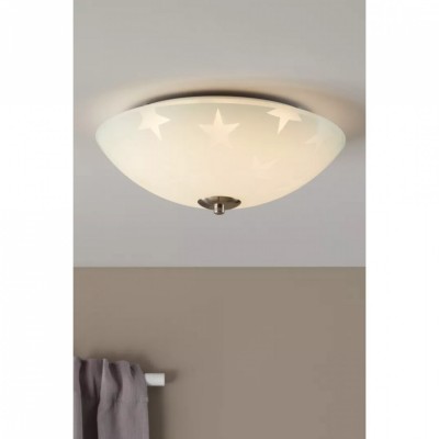 Потолочный светильник MarkSlojd Sweden STAR LED Plafond 35cm Frosted/Steel 105611