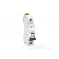 Автоматичний вимикач 25А, 1 полюс, крива B, 6кА Schneider Electric Acti9 iC60N A9F78125