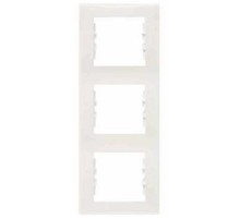 Рамка Sedna SDN5801323 слон. кость 3 поста вертикальн. Schneider Electric