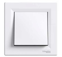 Выключатель 1-Клавишн. бел. Asfora EPH0200121 двухполюсный Schneider Electric