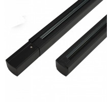 Трековый шинопровод AZzardo TRACK SET 2M END POWER END CAP BLACK AZ2992