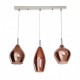 Подвесной светильник AZzardo AMBER MILANO 3 COPPER AZ3078