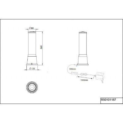 Настольная лампа Trio R50701187 Jelly