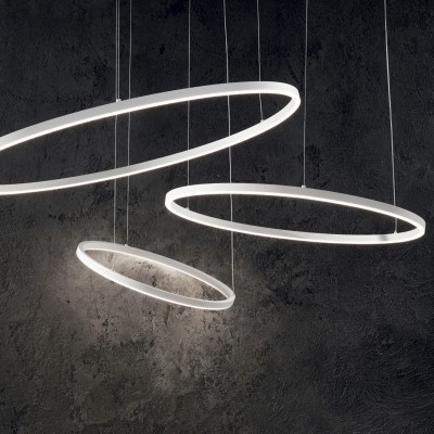 Люстра Ideal Lux ORACLE SLIM D70 BIANCO 229485