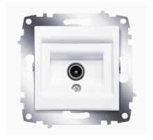 Розетка TV проходная ABB Cosmo белый 619-010200-272