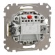 Одноклавишный кнопочный выключатель, без фиксации, береза, Sedna Design & Elements SDD180111, Schneider Electric