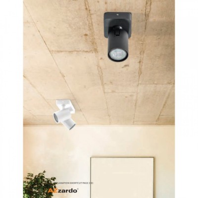 Точечный светильник AZzardo EXO 2 BLACK AZ3195