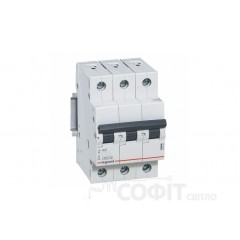 Автоматичний вимикач 40А, 3 полюси, тип C, 4.5kA Legrand RX3 419712