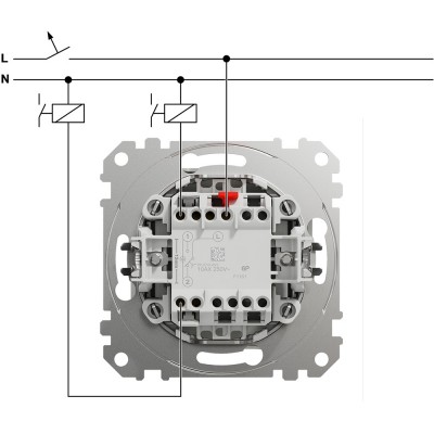 Одноклавішний кнопковий перемикач, без фіксації, чорний, Sedna Design & Elements SDD114116, Schneider Electric