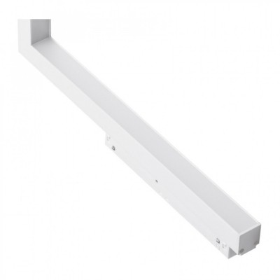 Трековий світильник AZzardo SAGA TRACK MAGNETIC CORNER B 24W MILKY120 4000K WH AZ4620