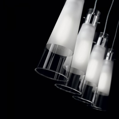Подвесной светильник Ideal Lux KUKY SP4 TRASPARENTE 023038