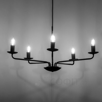 Люстра подвесная TK Lighting LIMAL BLACK, 4612