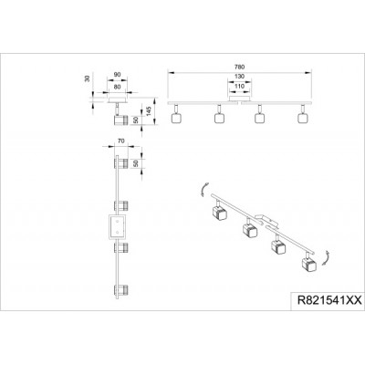 Спот Trio R82154131 Reality ROUBAIX Спот Trio R82154131 Reality ROUBAIX