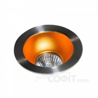 Точечный светильник AZzardo REMO 1 DOWNLIGHT AZ1729 + AZ0824 Aluminium/Gold
