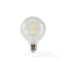 Лампа светодиодная G95 Velmax Filament 8W E27 4100К 220V 21-46-22