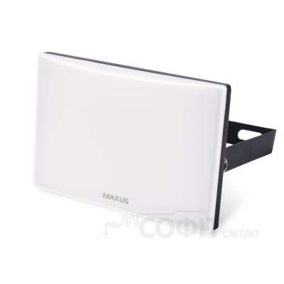 Прожектор світлодіодний Maxus 10W 5000K (1-MFL-03-1050-BK) IP65