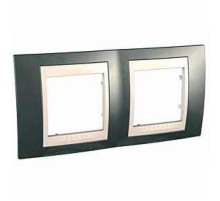 Рамка Unica MGU6.004.524 2М шампань/беж. Schneider Electric Plus Хамелеон