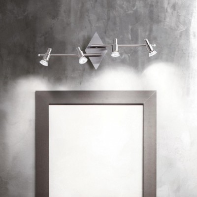 Спот Ideal Lux SLEM PL4 CROMO 142067 Спот Ideal Lux SLEM PL4 CROMO 142067