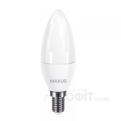 Лампа светодиодная C37 Maxus 1-LED-732 5W 4100K 220V E14