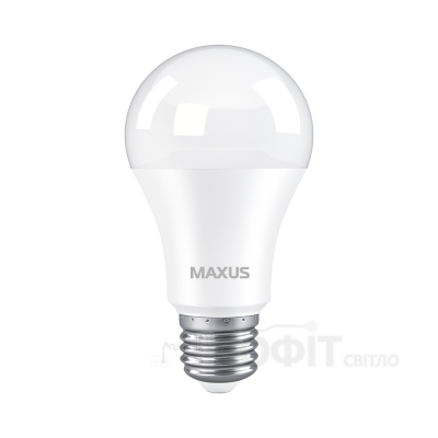 Лампа светодиодная A60 Maxus 1-LED-776 A60 10W 4100K 220V E27