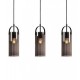 Підвісний світильник MarkSlojd Sweden GLORY Pendant 3L Black/Smoke 108219