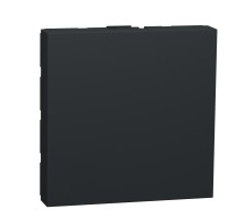 Заглушка 2 модуля, антрацит, Unica New, NU986654 Schneider Electric