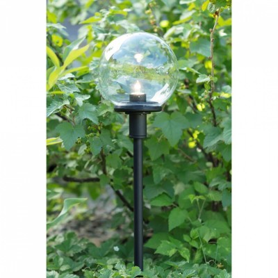 Стовпчик MarkSlojd Sweden GARDEN 24 Pole Sphere 60cm Black/Clear 107283 Стовпчик MarkSlojd Sweden GARDEN 24 Pole Sphere 60cm Black/Clear 107283