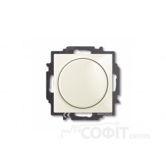 Светорегулятор поворотный 400Вт ABB Basic 55 белый шале, 2251 UCGL-96-507