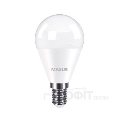 Лампа светодиодная G45 Maxus 1-LED-752 7W 4100K 220V E14