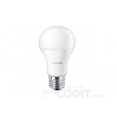 Лампа светодиодная A60 Philips LEDBulb E27 10,5-85W 6500K 230V A60 PF 929001163807