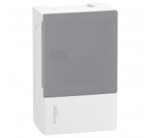 Щит навесной Schneider Resi9 MP 4 модуля IP40 MIP12104T дымчатая дверь
