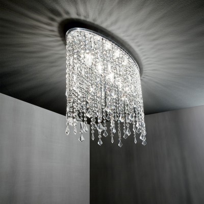 Люстра Ideal Lux RAIN PL3 TRASPARENTE 008370