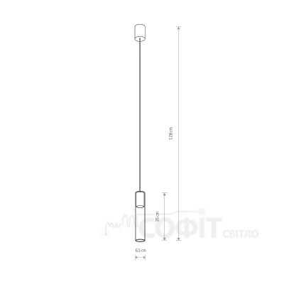 Подвесной светильник Nowodvorski 7864 Cylinder Black L Zwis