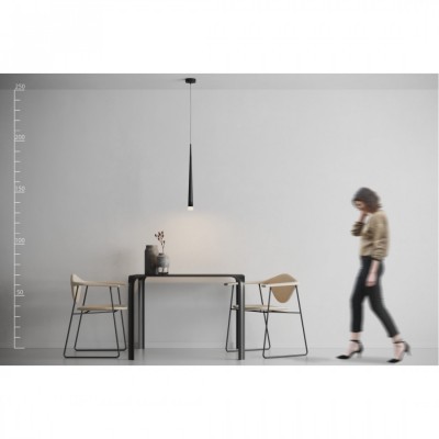 Подвесной светильник AZzardo STYLO 1 BLACK AZ0116 Подвесной светильник AZzardo STYLO 1 BLACK AZ0116