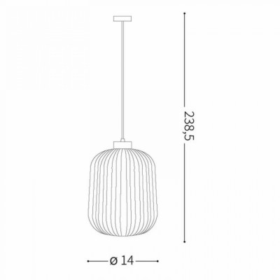 Подвесной светильник Ideal Lux MINT-1 SP1 FUME' 237442